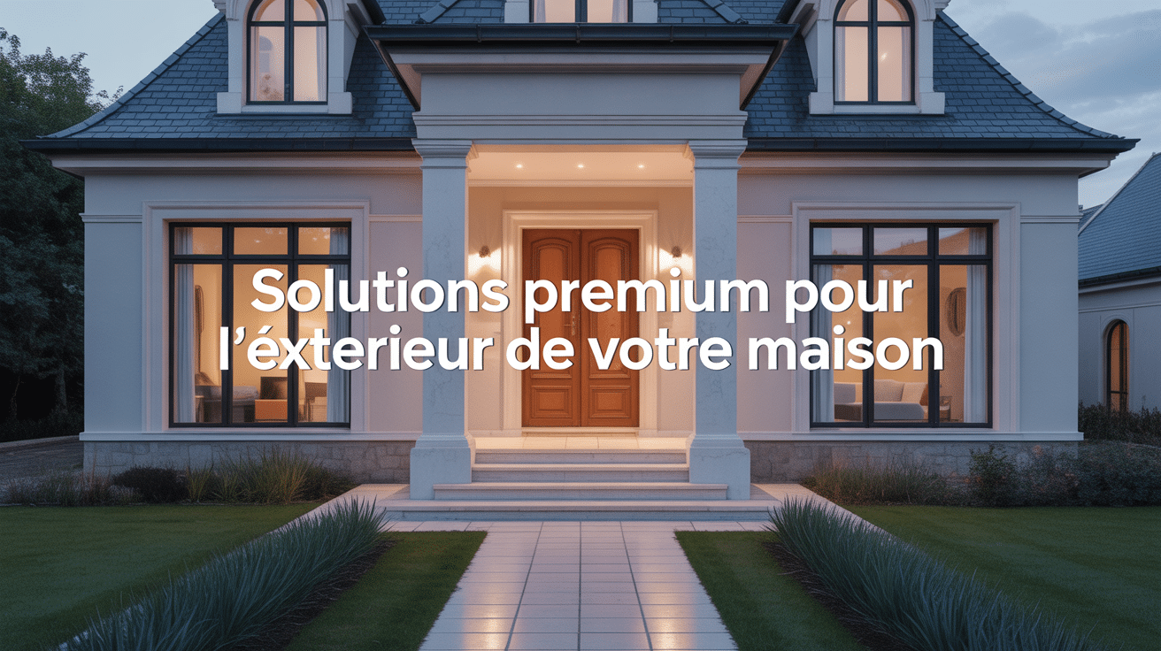 Maison ProVia avec porte et fenêtres premium