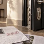 Porte blindée appartement prix : cadre renforcé et serrure multipoints protégée
