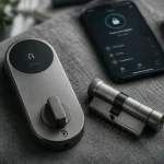 Serrure connectée prix : platine et cylindre, pack Wi‑Fi